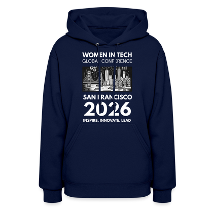 Women's Hoodie - Women in Tech Global Conference Collection - navy