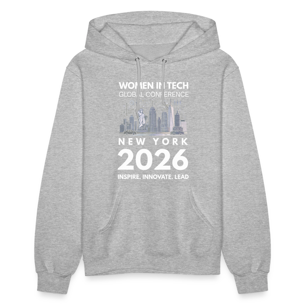 Women's Hoodie -  Women in Tech Global Conference Collection - heather gray