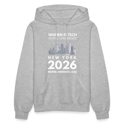 Women's Hoodie -  Women in Tech Global Conference Collection - heather gray