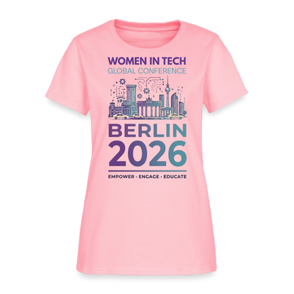 Women's T-Shirt - Women in Tech Global Conference Collection - pink