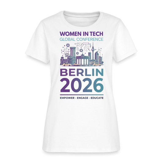 Women's T-Shirt - Women in Tech Global Conference Collection - white