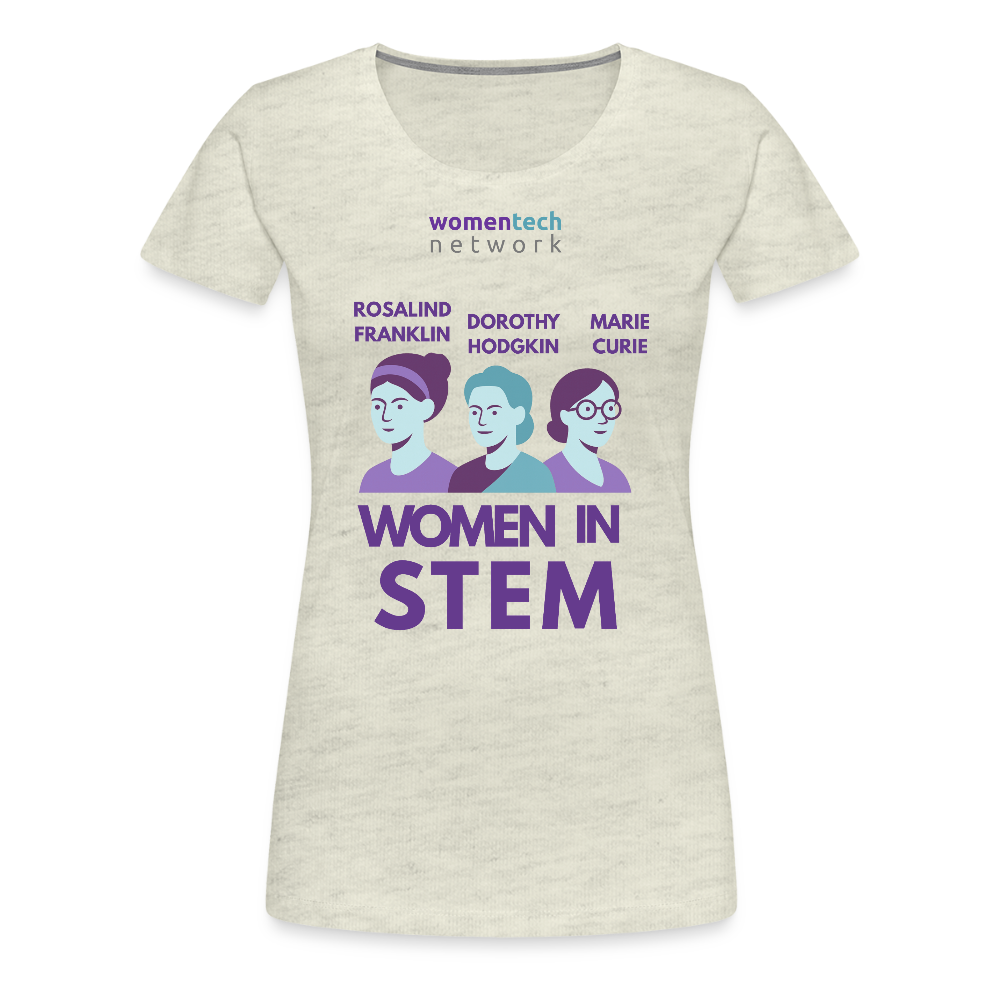 Women’s Premium T-Shirt - STEM Day Edition - heather oatmeal