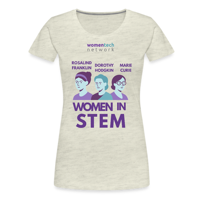 Women’s Premium T-Shirt - STEM Day Edition - heather oatmeal