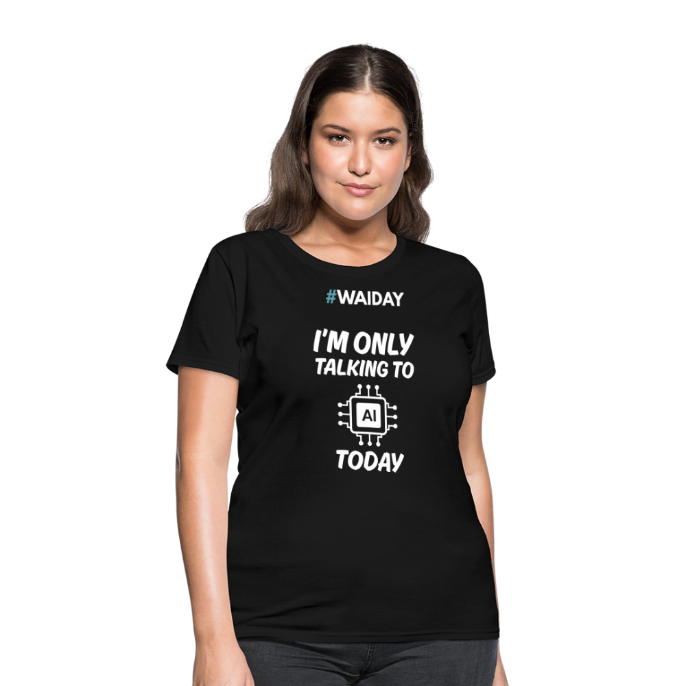 Women's T-Shirt - Women In AI Day Edition - black