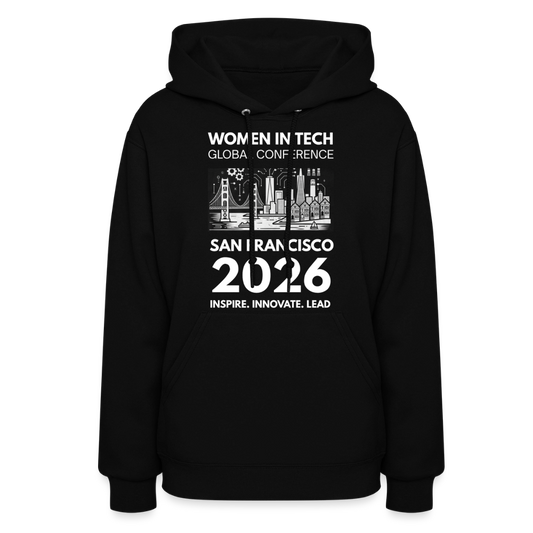 Women's Hoodie - Women in Tech Global Conference Collection - black