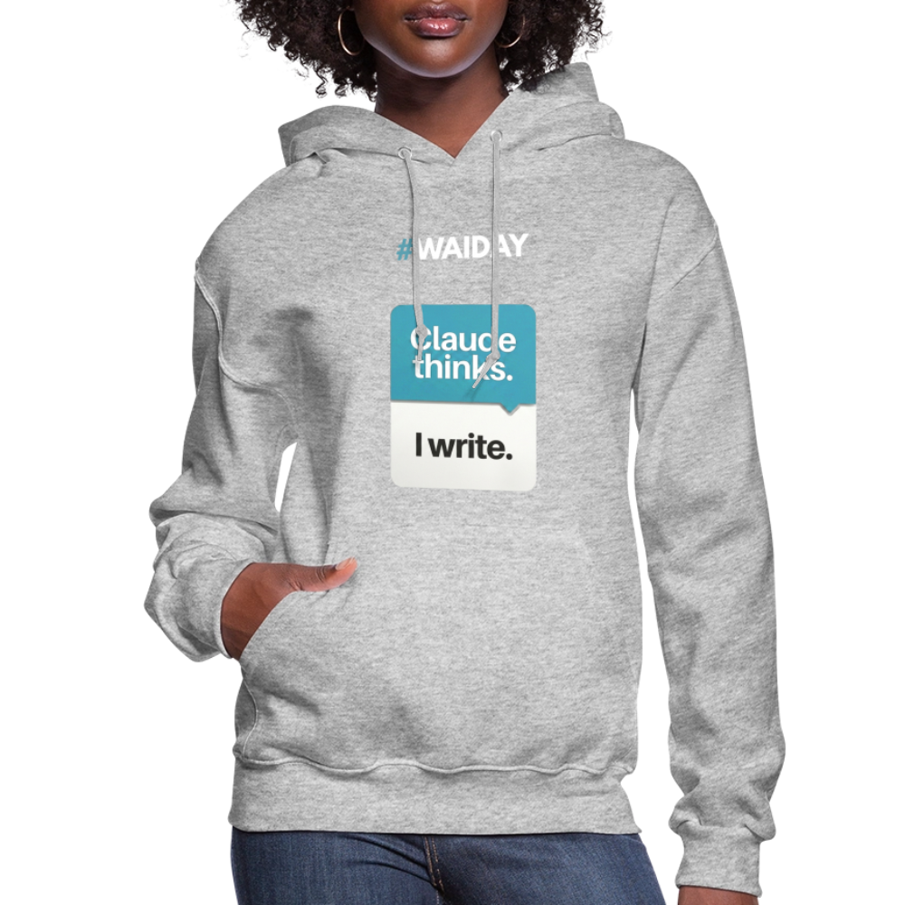 Women's Hoodie - Women In AI Day Edition - heather gray
