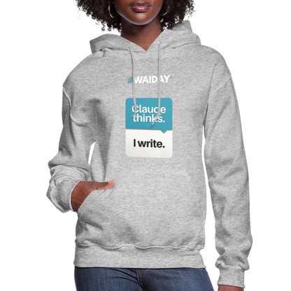 Women's Hoodie - Women In AI Day Edition - heather gray