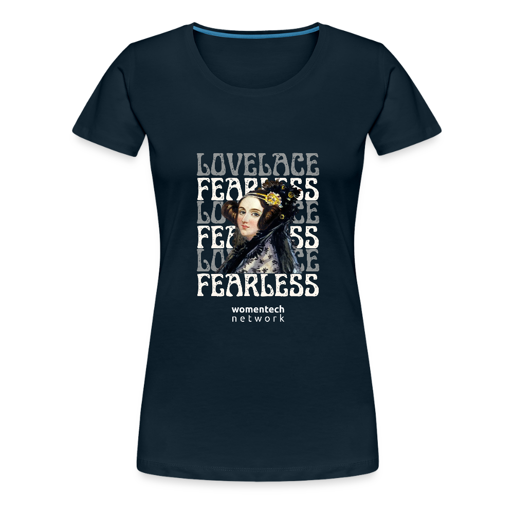 Women’s Premium T-Shirt - Ada Lovelace Edition - deep navy