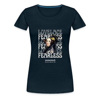 Women’s Premium T-Shirt - Ada Lovelace Edition - deep navy