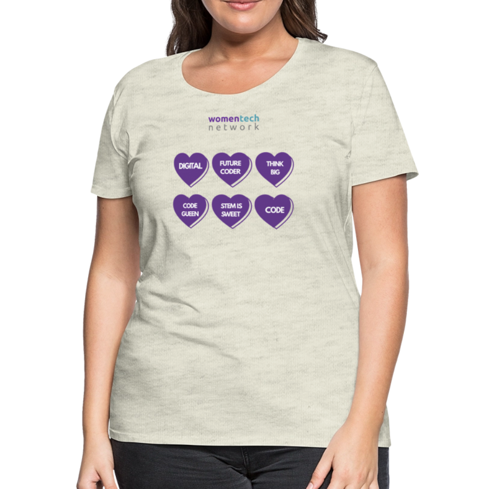 Women’s Premium T-Shirt - STEM Day Edition - heather oatmeal