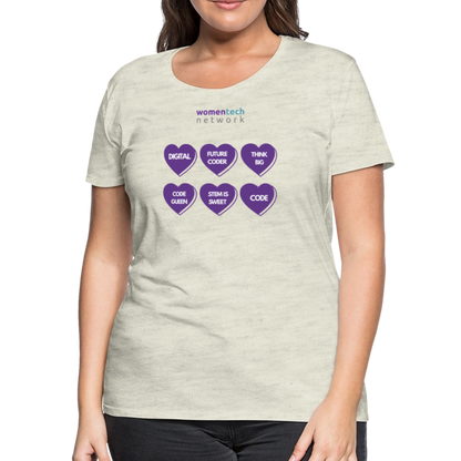Women’s Premium T-Shirt - STEM Day Edition - heather oatmeal