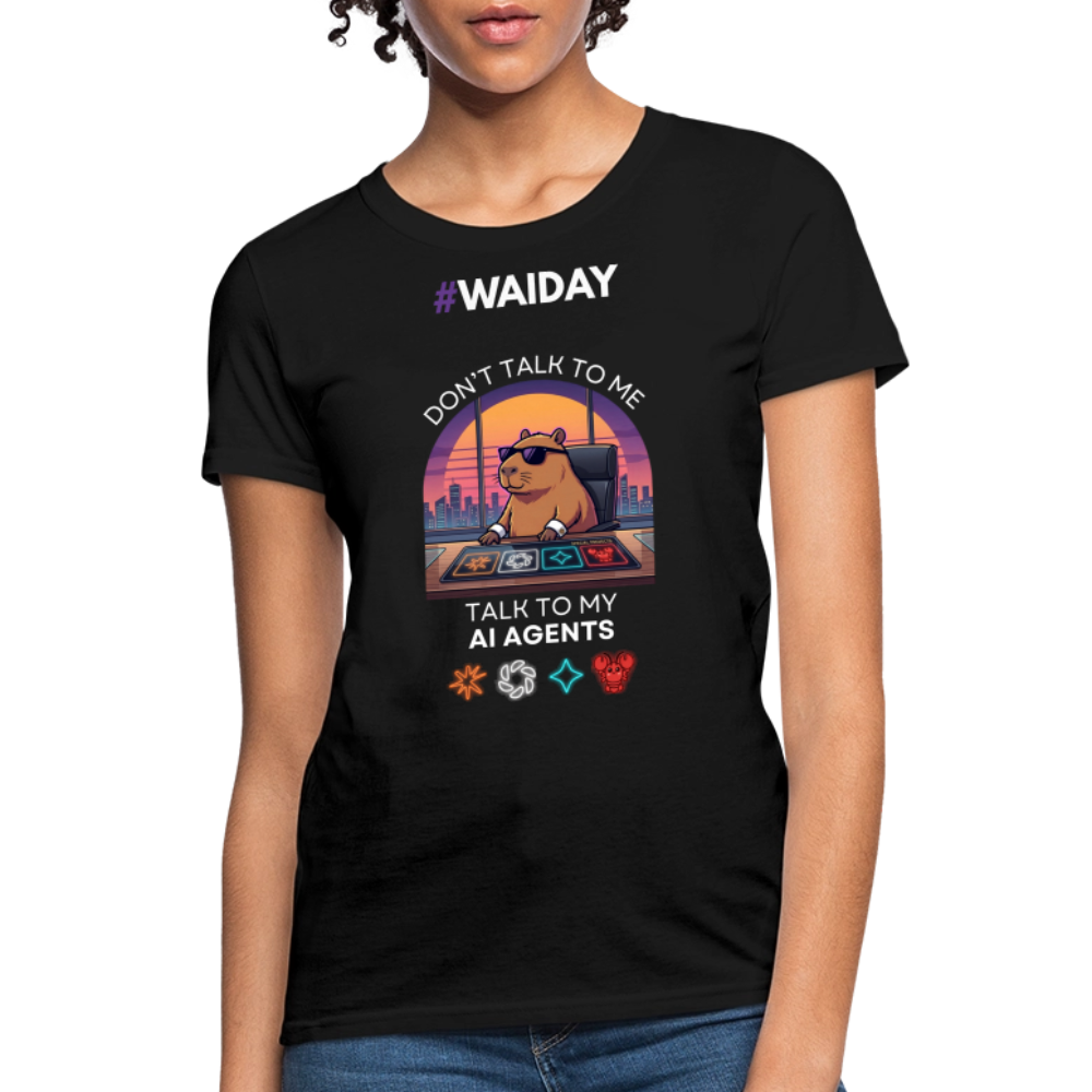 Women's T-Shirt - Women In AI Day Edition - black