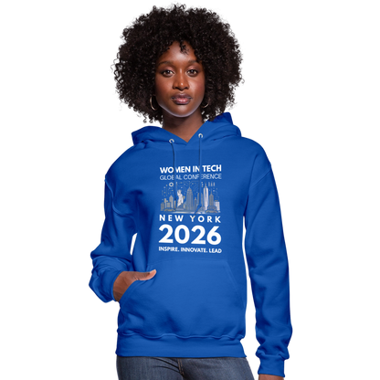 Women's Hoodie -  Women in Tech Global Conference Collection - royal blue
