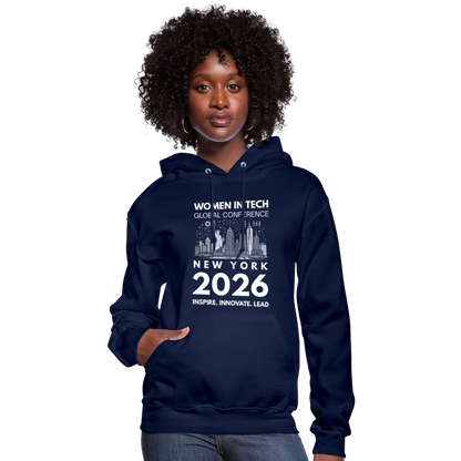 Women's Hoodie -  Women in Tech Global Conference Collection - navy