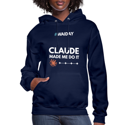 Women's Hoodie - Women In AI Day Edition - navy