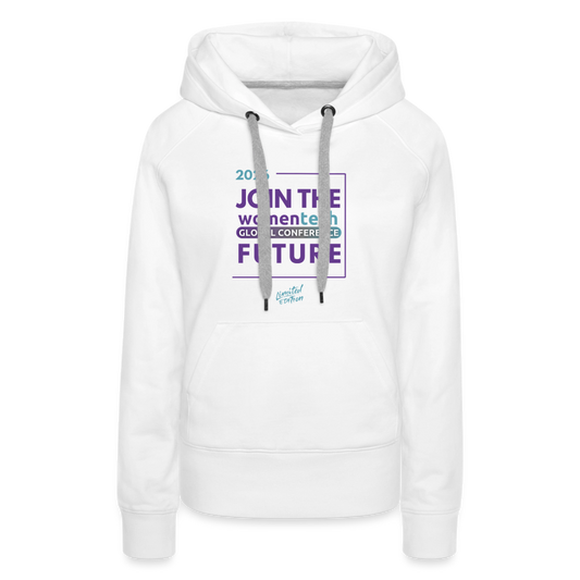 Women’s Premium Hoodie - Women in Tech Global Conference Collection - white
