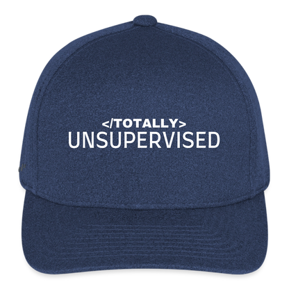 Flexfit  Melange Baseball Cap - Women In AI Day Edition - heather navy