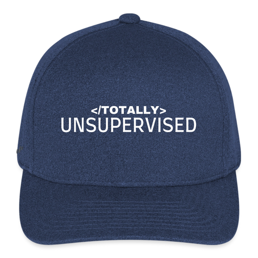 Flexfit  Melange Baseball Cap - Women In AI Day Edition - heather navy