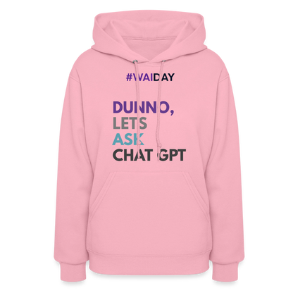 Women's Hoodie - Women In AI Day Edition - classic pink