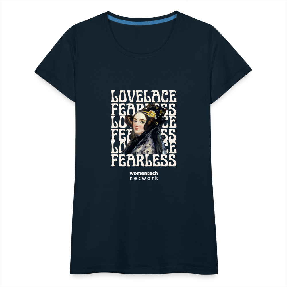 Women’s Premium T-Shirt - Ada Lovelace Edition - deep navy
