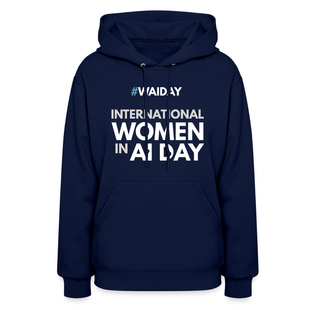 Women's Hoodie - Women In AI Day Edition - navy