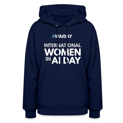 Women's Hoodie - Women In AI Day Edition - navy