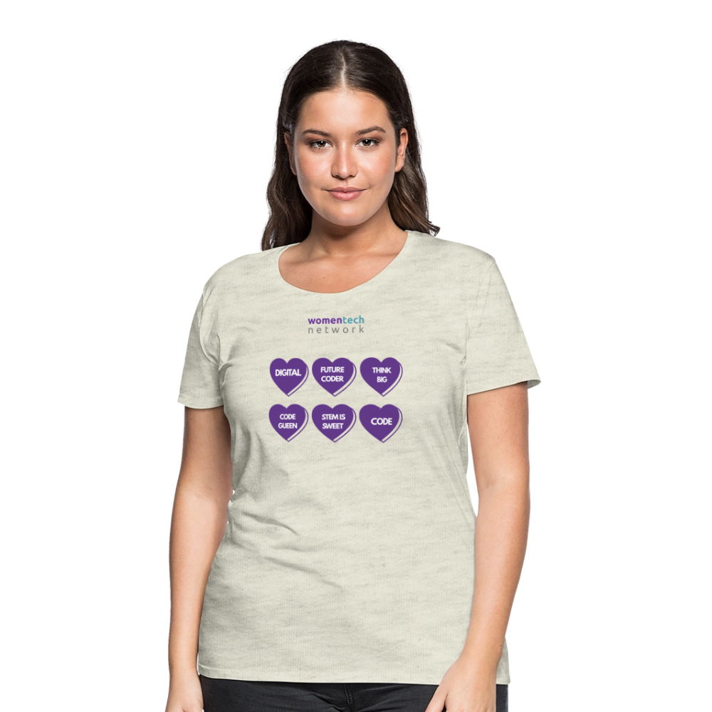 Women’s Premium T-Shirt - STEM Day Edition - heather oatmeal