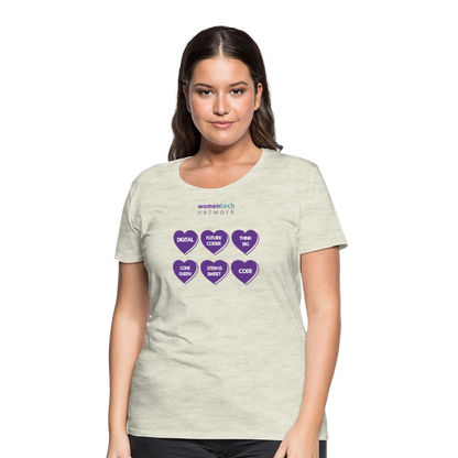 Women’s Premium T-Shirt - STEM Day Edition - heather oatmeal