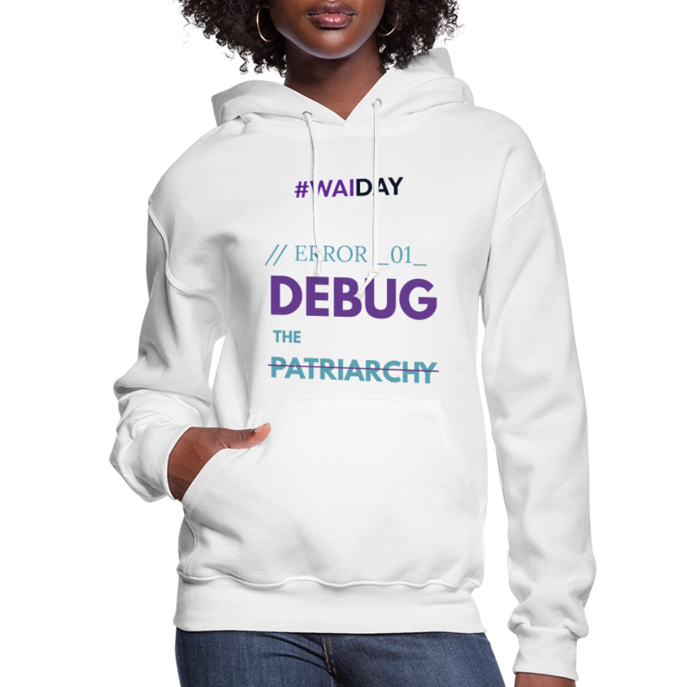 Women's Hoodie - Women In AI Day Edition - white