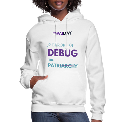 Women's Hoodie - Women In AI Day Edition - white