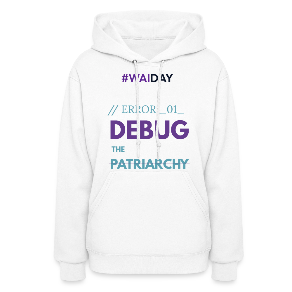 Women's Hoodie - Women In AI Day Edition - white
