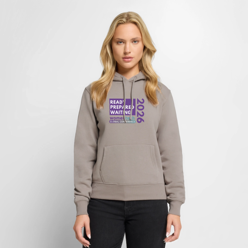 Women’s Premium Hoodie - Women in Tech Global Conference Collection - taupe