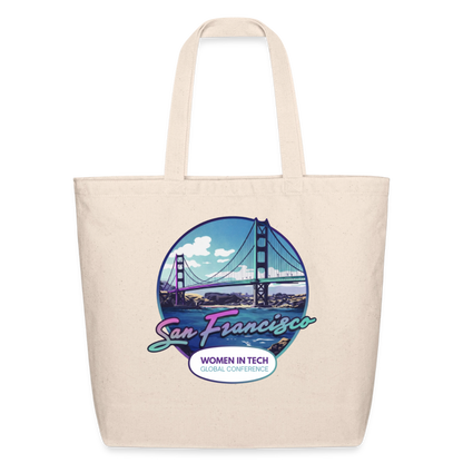 Eco-Friendly Cotton Tote - Women in Tech Global Conference Collection - natural