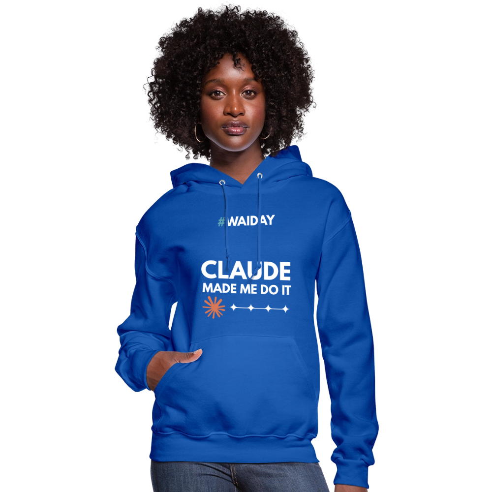 Women's Hoodie - Women In AI Day Edition - royal blue