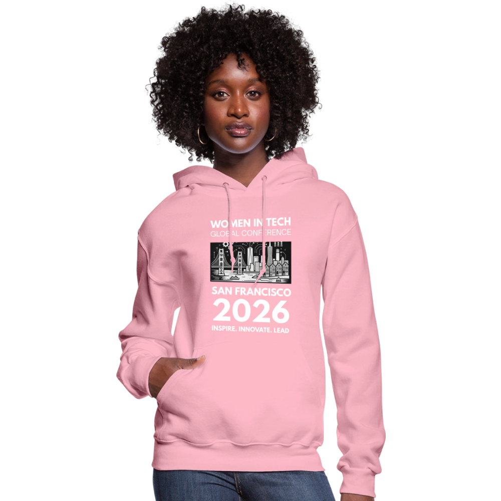 Women's Hoodie - Women in Tech Global Conference Collection - classic pink