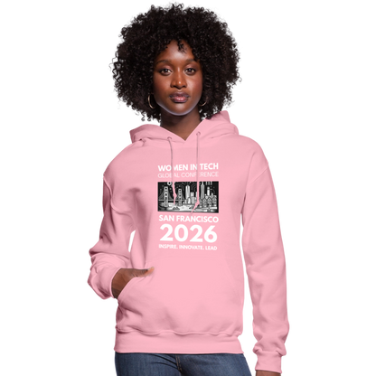 Women's Hoodie - Women in Tech Global Conference Collection - classic pink