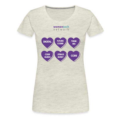 Women’s Premium T-Shirt - STEM Day Edition - heather oatmeal