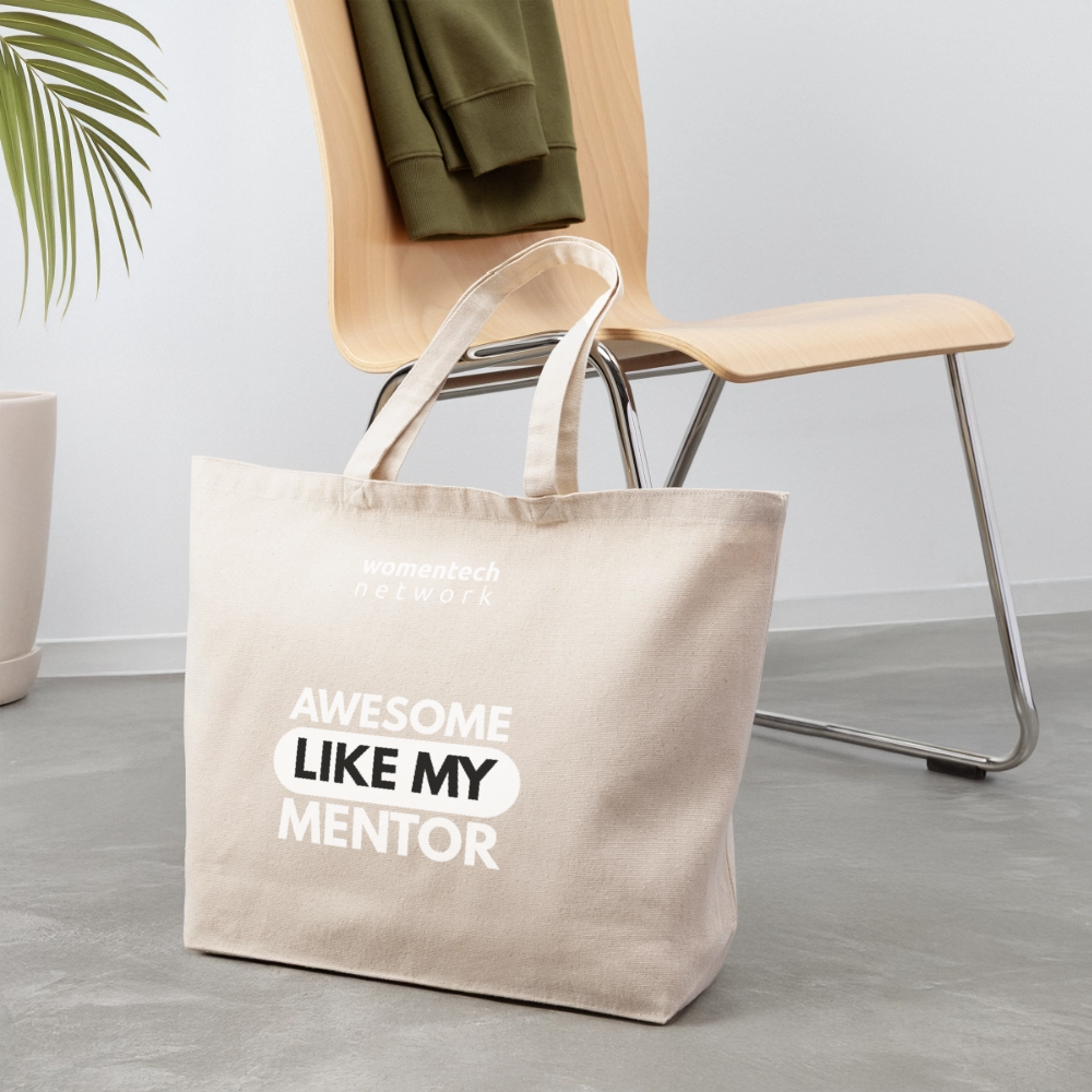 Eco-Friendly Cotton Tote - National Mentoring Day Edition - natural