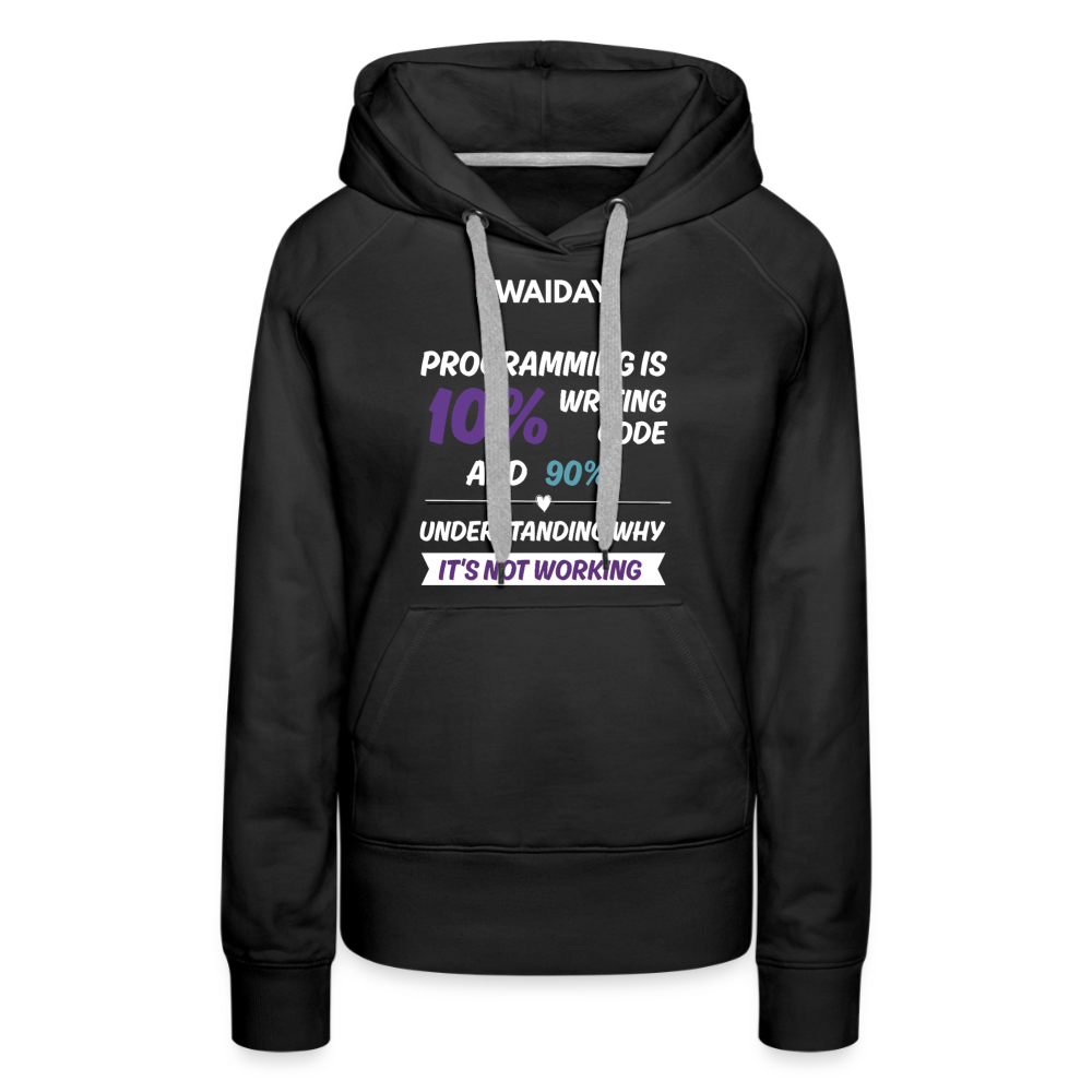 Women’s Premium Hoodie - Women In AI Day Edition - black
