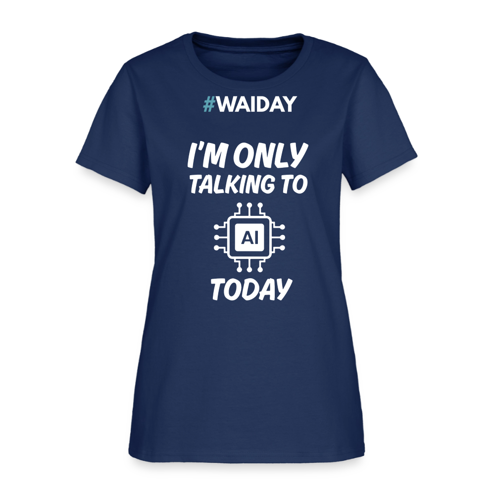 Women's T-Shirt - Women In AI Day Edition -  blue dusk