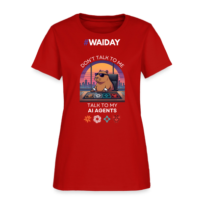 Women's T-Shirt - Women In AI Day Edition - red