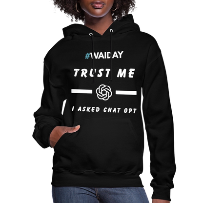 Women's Hoodie - Women In AI Day Edition - black
