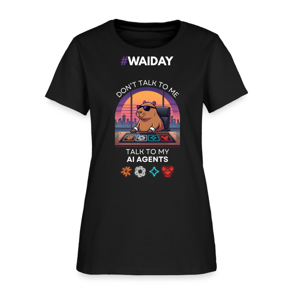 Women's T-Shirt - Women In AI Day Edition - black