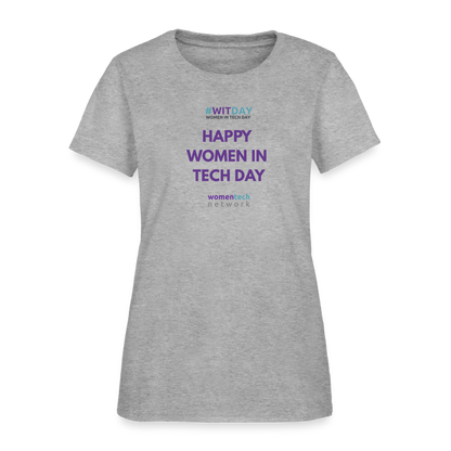 Women's Relaxed Fit T-Shirt - heather gray