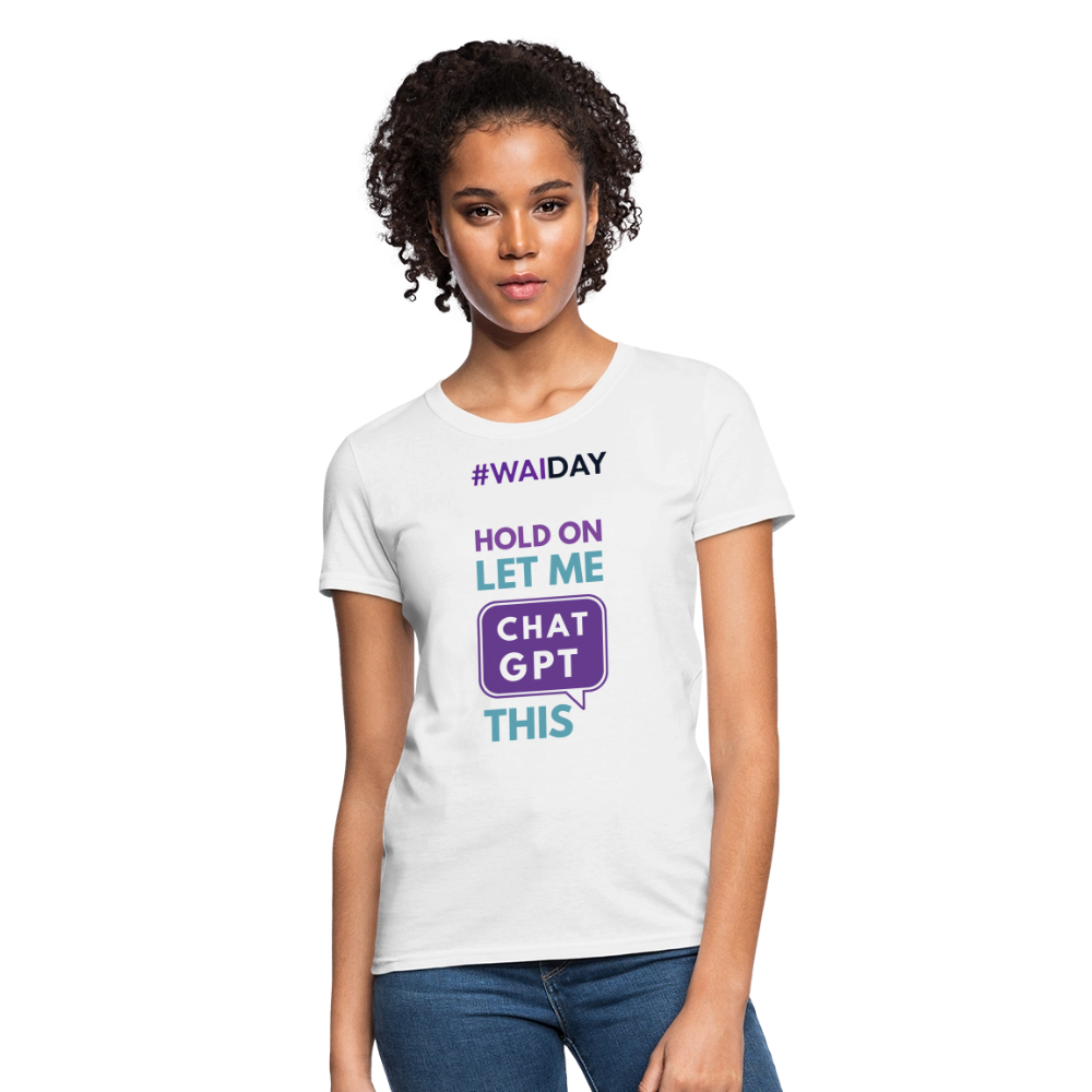 Women's T-Shirt - Women In AI Day Edition - white
