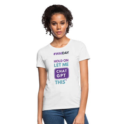 Women's T-Shirt - Women In AI Day Edition - white