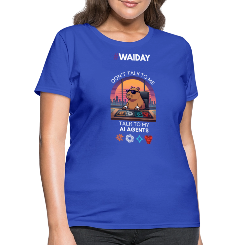 Women's T-Shirt - Women In AI Day Edition - royal blue