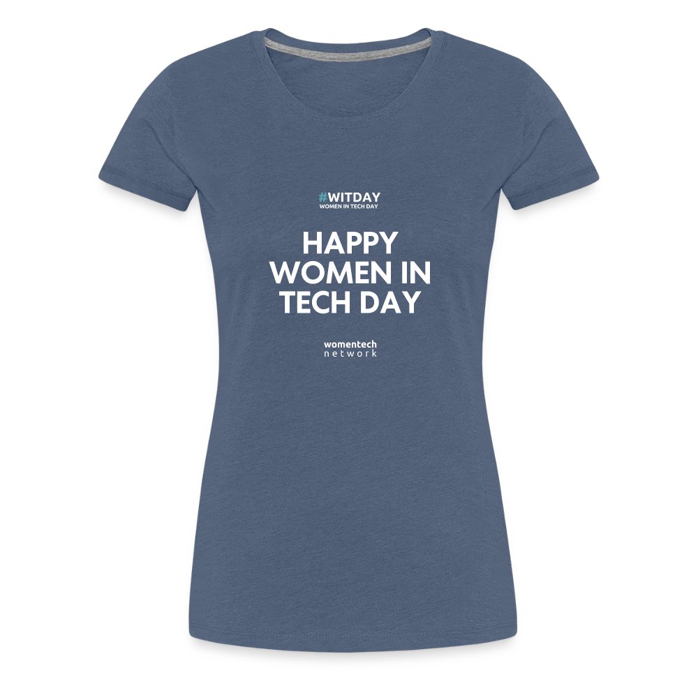 Women's Relaxed Fit T-Shirt - heather blue
