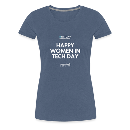 Women's Relaxed Fit T-Shirt - heather blue