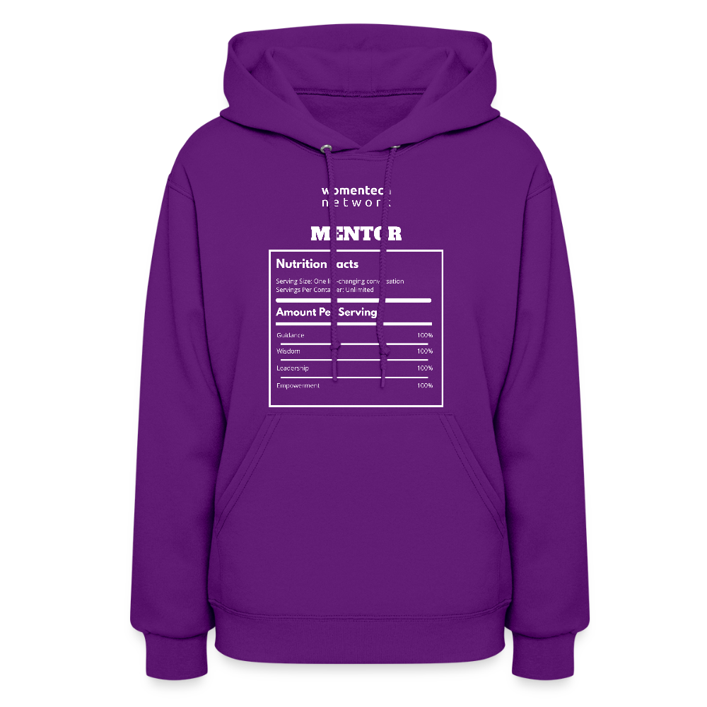 Women's Hoodie - National Mentoring Day Edition - purple